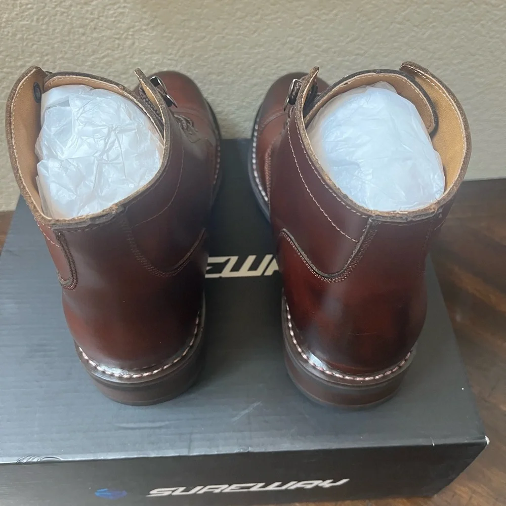 SUREWAY Men's 6” Leather Chukka Boots - Picture 8 of 14